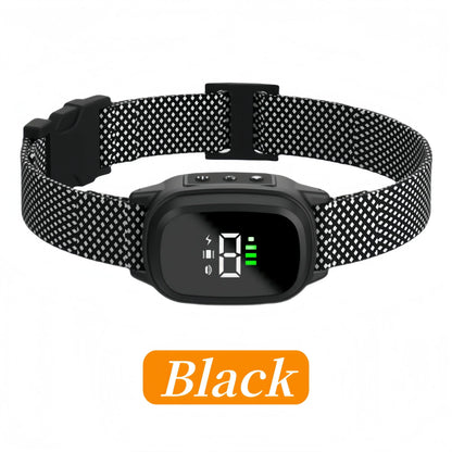 Pet Dog Anti Barking Device Waterproof Ultrasonic Stop Barking Vibration Anti Bark Collar Dogs Training Collar For all dogs