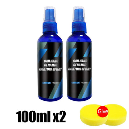 Car Ceramic Coating For Auto Paint Crystal Wax Spray Nano Hydrophobic Liquid Polymer Oleophobic Anti Rain Car Care