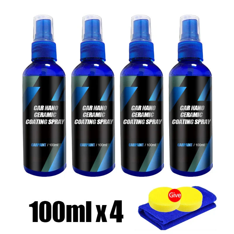 Car Ceramic Coating For Auto Paint Crystal Wax Spray Nano Hydrophobic Liquid Polymer Oleophobic Anti Rain Car Care